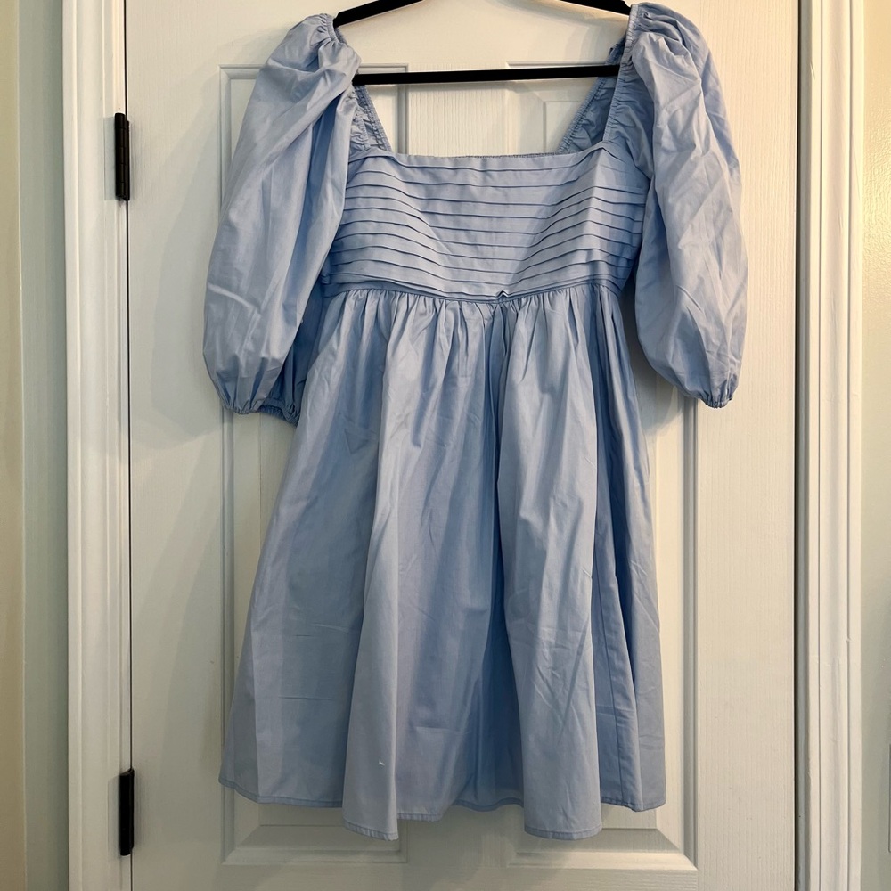 Abercrombie & Fitch Sky Blue Striped Dress